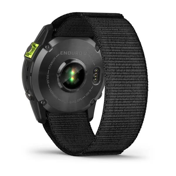 Часы GARMIN ENDURO 2 угольно-серый DLC титановый с нейлоновым ремешком UltraFi