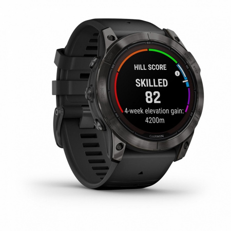 Часы GARMIN FENIX 7X PRO Sapphire Solar Edition  (Черный)
