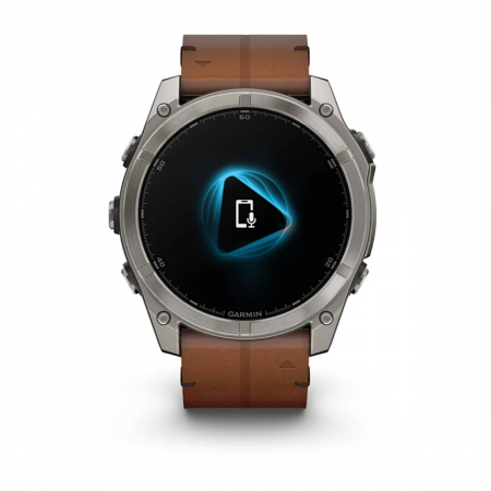 Часы GARMIN FENIX 8 AMOLED 51 мм (Черный-каштан SAPPHIRE)
