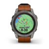 Часы GARMIN FENIX 7 PRO Sapphire Solar  (Коричневый)