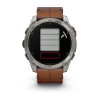 Часы GARMIN FENIX 8 AMOLED 51 мм (Черный-каштан SAPPHIRE)