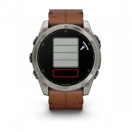 Часы GARMIN FENIX 8 AMOLED 51 мм (Черный-каштан SAPPHIRE)
