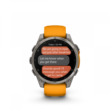 Часы GARMIN FENIX 8 AMOLED 47 мм (Оранженвый SAPPHIRE)