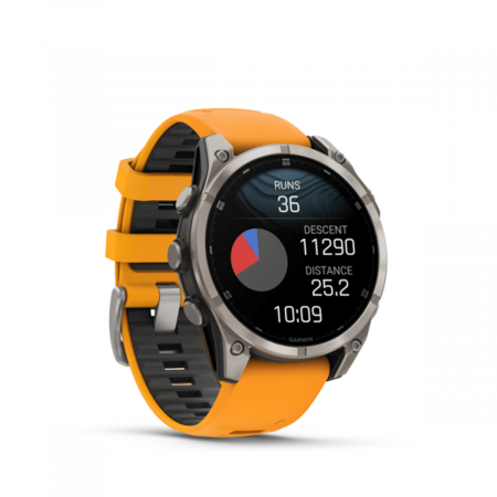Часы GARMIN FENIX 8 AMOLED 47 мм (Оранженвый SAPPHIRE)