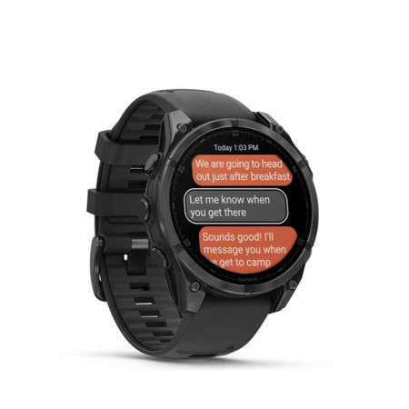 Часы GARMIN FENIX 8 AMOLED 47 мм (Серо-черный)