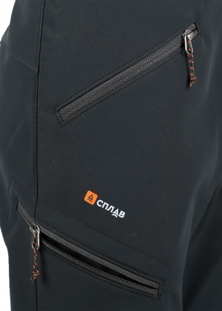 Брюки Сплав Action SoftShell мод 2 (Черный, 46/176)