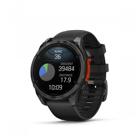 Часы GARMIN FENIX 8 AMOLED 47 мм (Серо-черный)