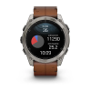 Часы GARMIN FENIX 8 AMOLED 51 мм (Черный-каштан SAPPHIRE)