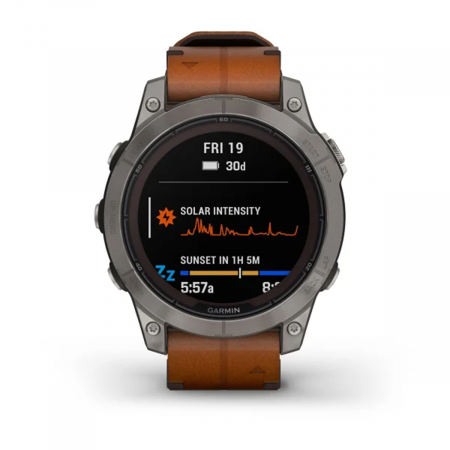 Часы GARMIN FENIX 7 PRO Sapphire Solar  (Коричневый)