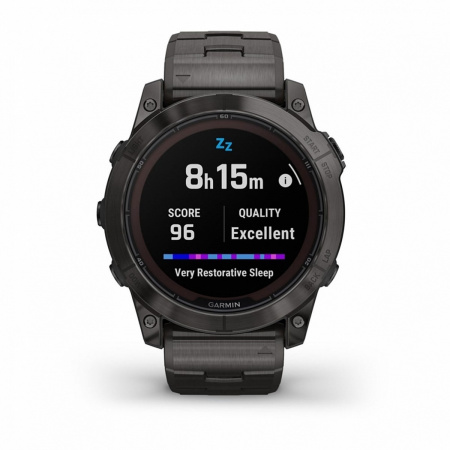 Часы GARMIN FENIX 7X PRO Sapphire Solar Edition  (Черный титан)