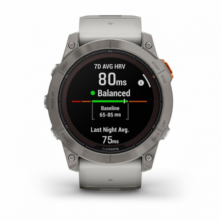 Часы GARMIN FENIX 7X PRO Sapphire Solar Edition  (Белый)