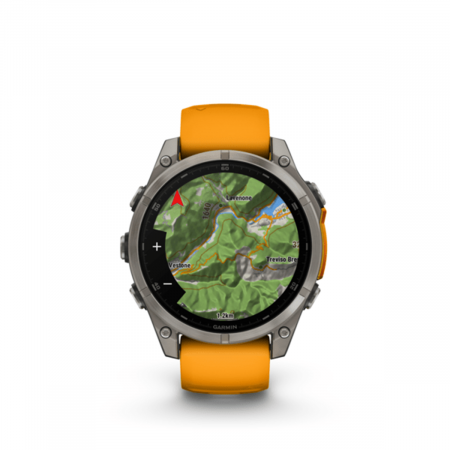 Часы GARMIN FENIX 8 AMOLED 47 мм (Оранженвый SAPPHIRE)