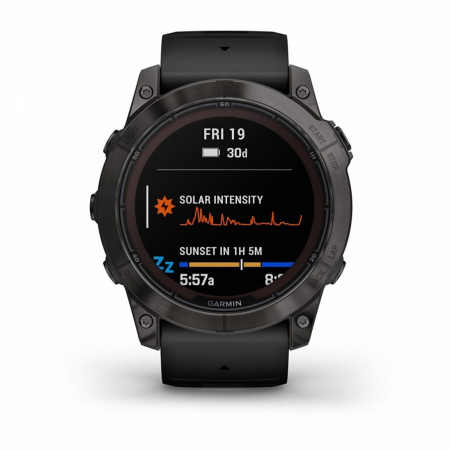 Часы GARMIN FENIX 7X PRO Sapphire Solar Edition  (Черный)