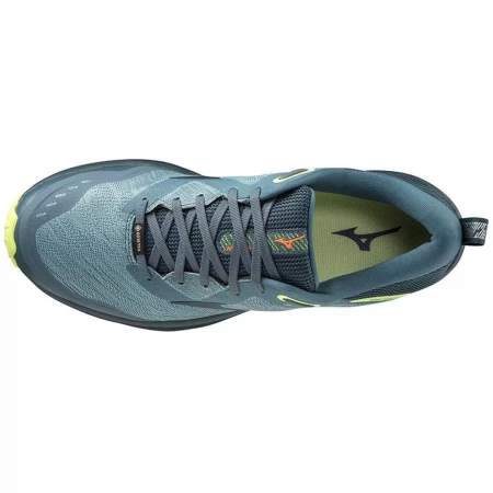 Кроссовки мужские Mizuno WAVE RIDER GTX (Зеленый, 42)