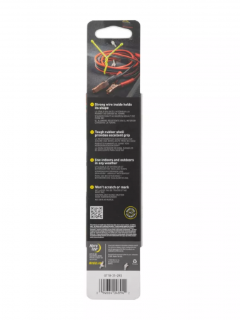 Nite Ize Gear Tie Reusable Rubber Twist TieTM (Orange, 18 in. 2 Pack)