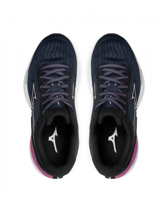 Кроссовки женские Mizuno WAVE REVOLT 3 (Черный/Розовый, 37)