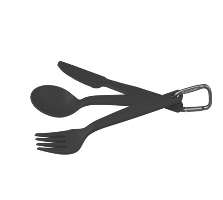 S2S Camp Cutlery  (Set 3Pc, Charcoal)