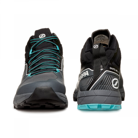 Ботинки мужские Scarpa Rapid Mid GTX  (ANTHRACITE- TURQUOISE, 39,5)