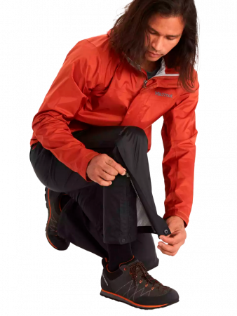 Брюки MARMOT PreCip Eco Full-Zip Pant Long (Черный, L)
