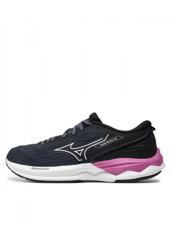 Кроссовки женские Mizuno WAVE REVOLT 3 (Черный/Розовый, 37)