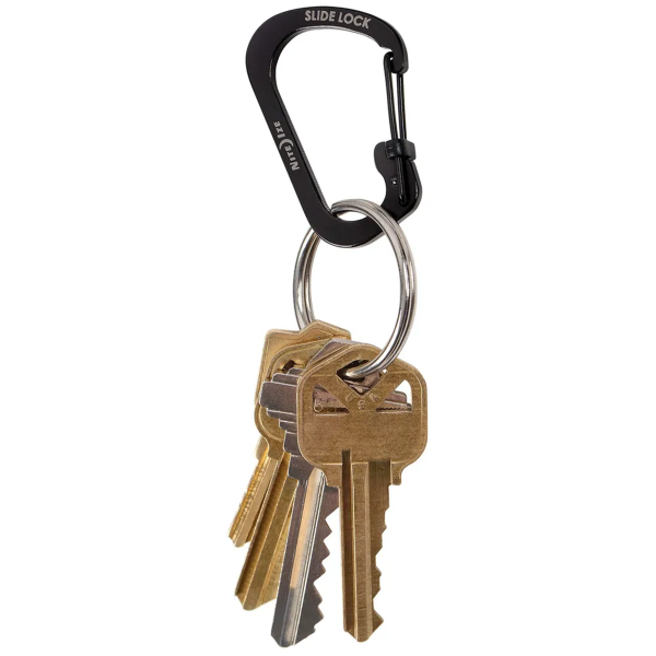 Nite Ize Slidelock Carabiner Stainless Steel #2 (Black)