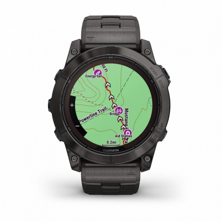 Часы GARMIN FENIX 7X PRO Sapphire Solar Edition  (Черный титан)