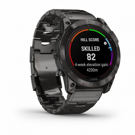 Часы GARMIN FENIX 7X PRO Sapphire Solar Edition  (Черный титан)