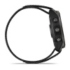 Часы GARMIN ENDURO 2 угольно-серый DLC титановый с нейлоновым ремешком UltraFi (Черный)