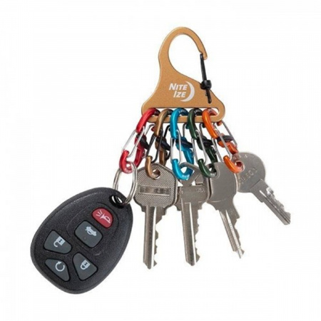Nite Ize KeyRack Locker S-Biner (Assorted, Alluminum)