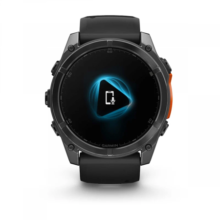 Часы GARMIN FENIX 8 AMOLED 51 мм (Серо-черный)