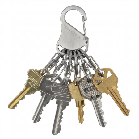 Nite Ize  KeyRack Locker Steel - S-biner (Серебристый)