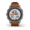 Часы GARMIN FENIX 7 PRO Sapphire Solar  (Коричневый)