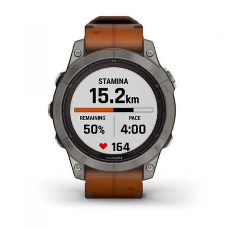 Часы GARMIN FENIX 7 PRO Sapphire Solar  (Коричневый)