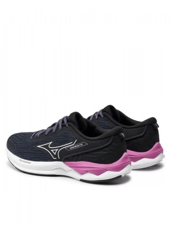 Кроссовки женские Mizuno WAVE REVOLT 3 (Черный/Розовый, 37)