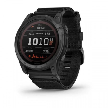 Часы GARMIN TACTIX 7 Pro Ballistics Edition с черным нейлоновым ремешком