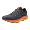Кроссовки мужские Mizuno WAVE RIDER 27 (Черный/Оранжевый/Желтый, 41)